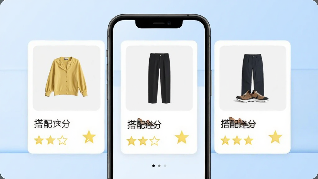 �����³������������Ƽ�����ͼ���ֻ���Ļ��ʾ���ײ�ͬ���Ĵ�����Ͽ�Ƭ��ÿ�ſ�Ƭ�������¡����ӡ�Ь�ӵ�����ͼ��������֣�����Ϊǳ��ɫ���䣬����ִ���Լ���Ű����������ʸɾ����޶���Ԫ��