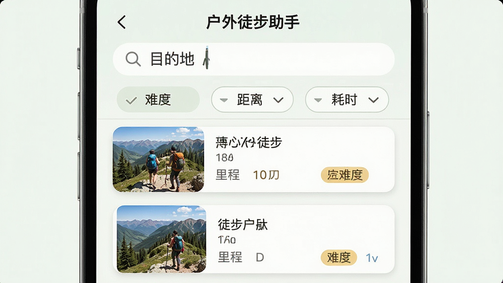 手机界面展示