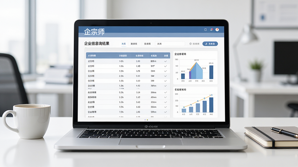 画面中央是一台打开的笔记本电脑,屏幕上显示