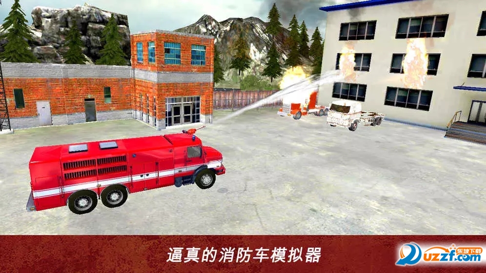 营救消防员模拟器游戏官方最新版本下载 安装界面与游戏主菜单截图
