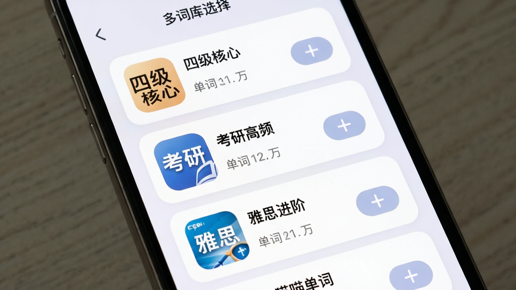 ���������ʶ�ʿ�ѡ����棬����Ϊ�ֻ���Ļ��չʾ����ʿ⿨Ƭ���������ļ����ġ������и�Ƶ������˼���ס��ȱ�ǩ�����ֲ��������б��Ű棬���Ϊ���Բ�ǿ�Ƭʽ��ƣ�ϸ�ڰ����ʿ����ͼ�ꡢ����������ע��ѡ��ť�����������ɾ��޶���Ԫ��
