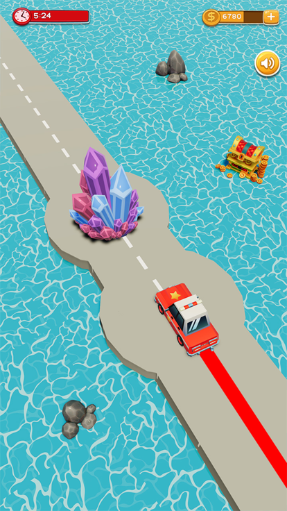 路径绘制器3d游戏最新安卓版 新手画线操作界面