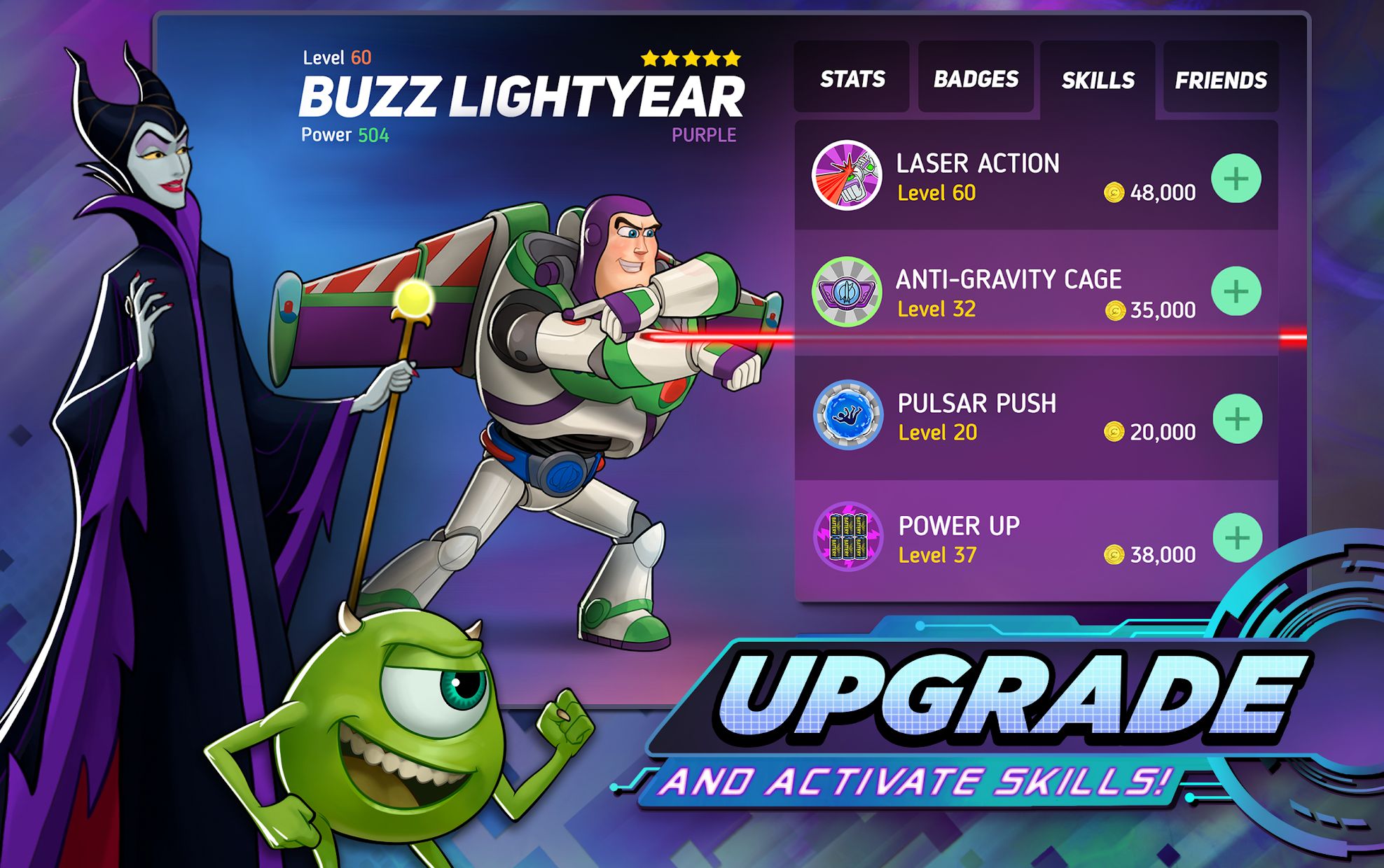 ��ʿ��Ӣ��ս��״̬�������İ�׿�棨Disney Heroes Battle Mode��ս���������ɫ����