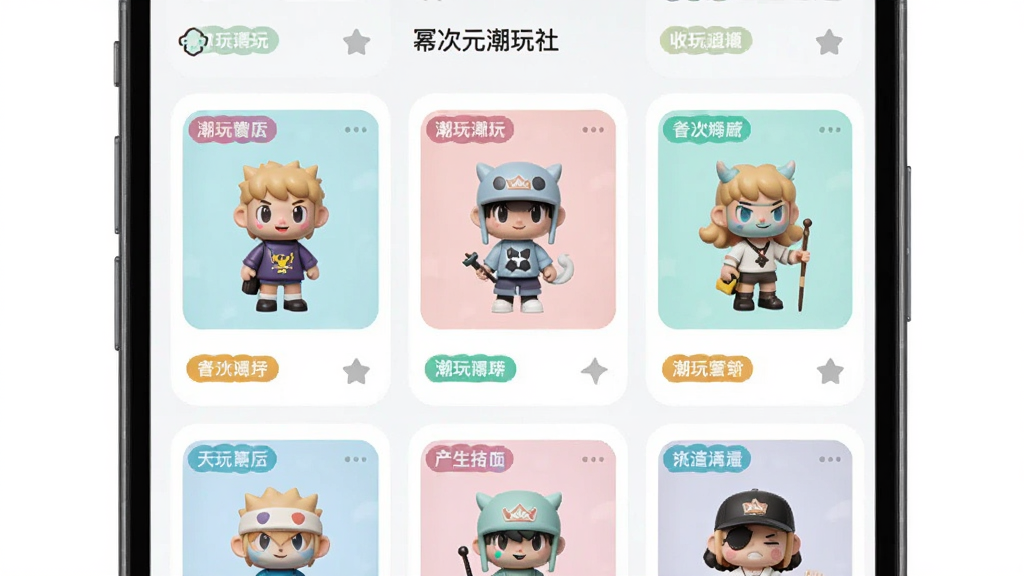 手机应用界面展示