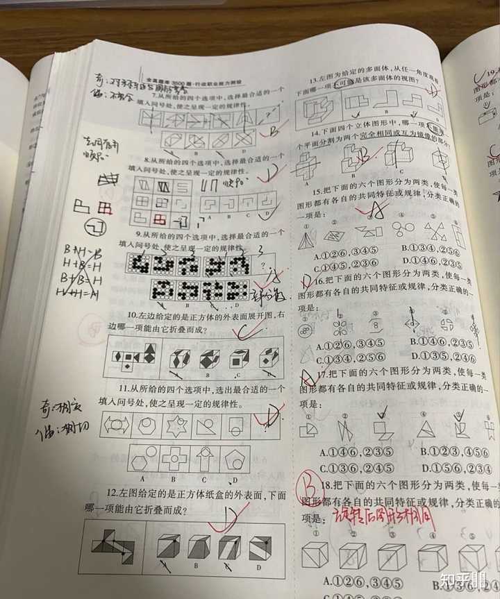 公务员行测刷题库错题复盘笔记实拍图
