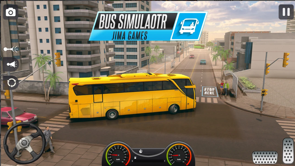 巴士模拟器驾驶3d游戏手机中文版(Bus simulator driving 3d)真实公交驾驶体验实拍图