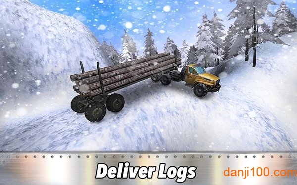 木材卡车模拟器安卓中文手机版(Timber Truck Simulator)真实驾驶画面截图
