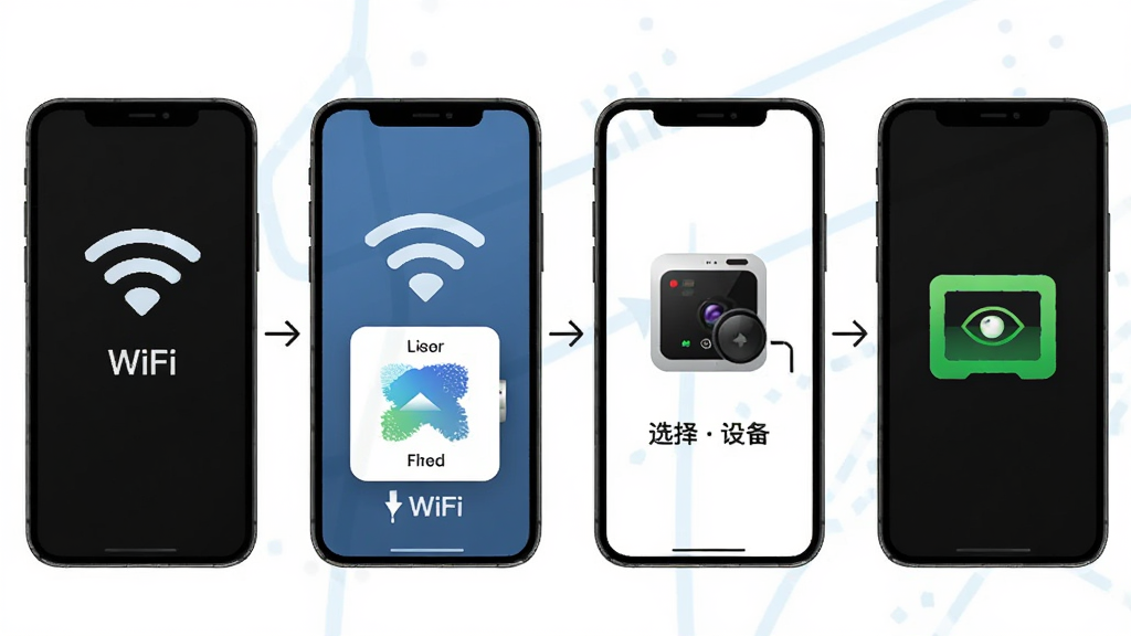 �ֻ�ͶӰ�����ֲ�������ͼ������Ϊ�ֻ�Ͷ������ֽ⣬����Ϊ�������Ĳ����̣��Ű�������У�����Լ�̷̳磬ϸ�ڰ�������WiFi����������ѡ���豸��Ͷ���ɹ�ͼ�꣬���������ɾ��޶���Ԫ��