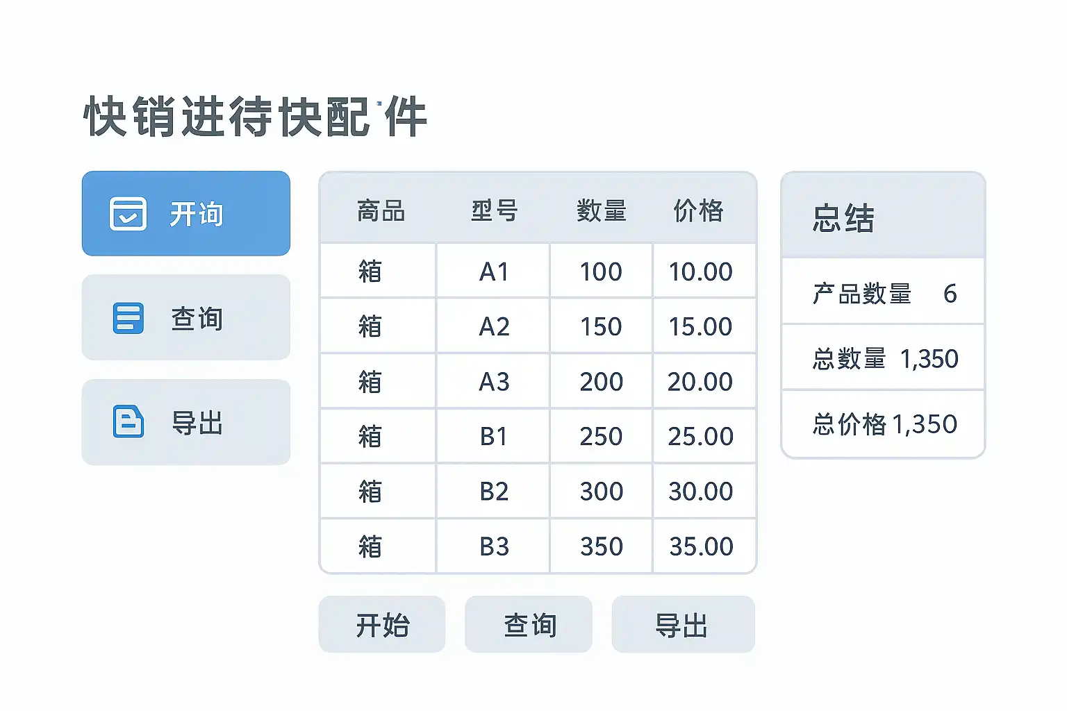 销快帮进销存库存预警与单据分享功能展示