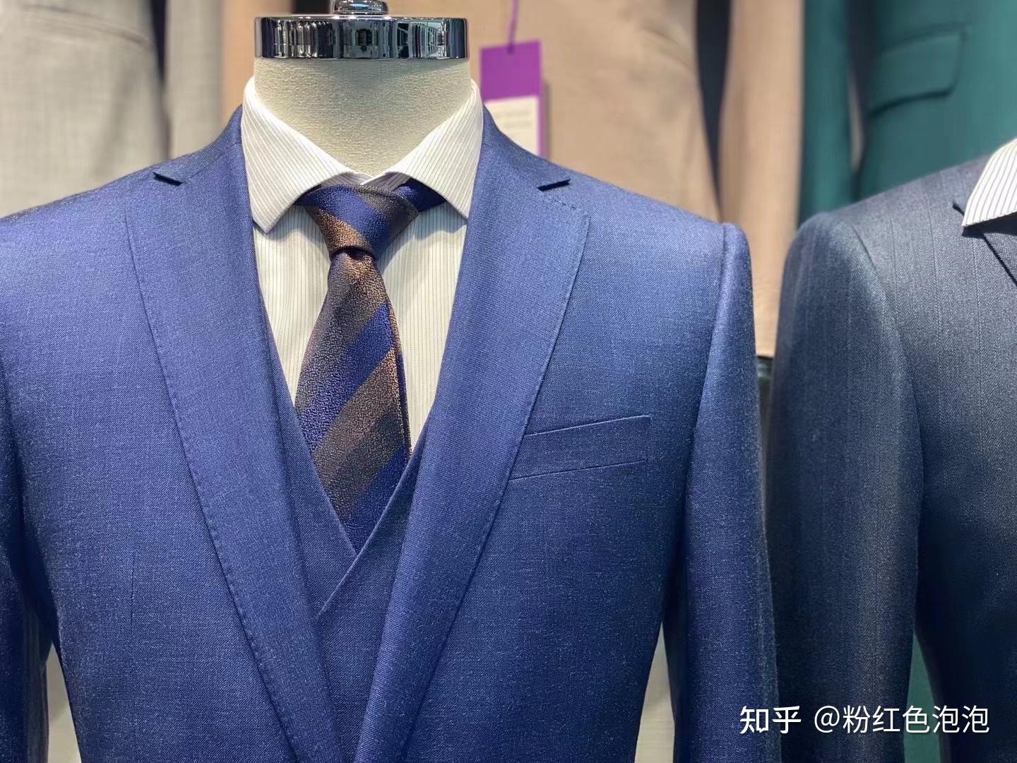 知服定制西装面料版型选择 高级感搭配实拍参考