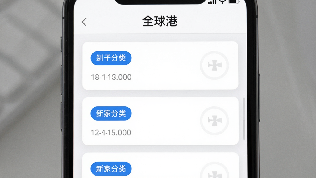 主体为手机屏幕展示资讯列表界面,顶部有