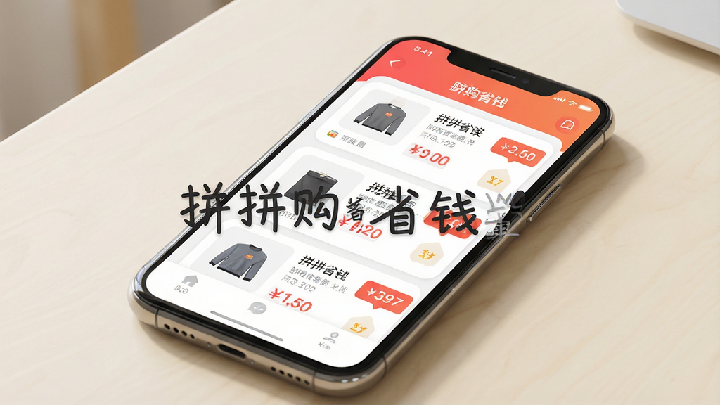 ����Ϊһ�������ֻ�����Ļ��ʾ����ʡǮ��Ӧ�ý��棬�����а�����Ʒ�б���۸��ǩԪ�أ�����Ϊ�ֻ����з�����ǳɫ���汳���ϣ��Ű������������Ϊ�ִ���ƽ����ƣ�ϸ�ڰ����ֻ��߿�߹⡢���濨ƬԲ�ǡ��۸�����ͻ����ʾ�����������ֱ�ע��ƴƴ��ʡǮ�ࡱ������Ϊ������Ⱦ���ɾ��޶���Ԫ��
