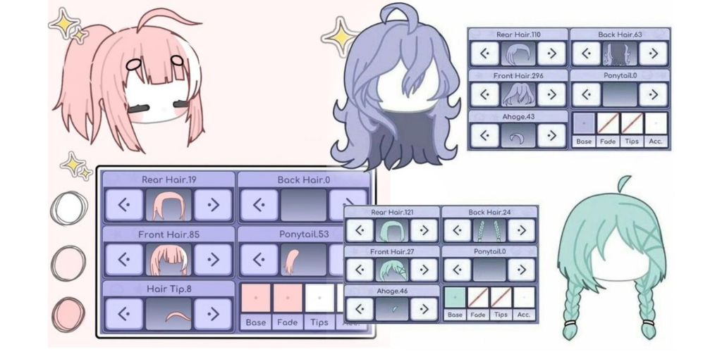 Gacha Hair Style���ذ�װ���İ�
