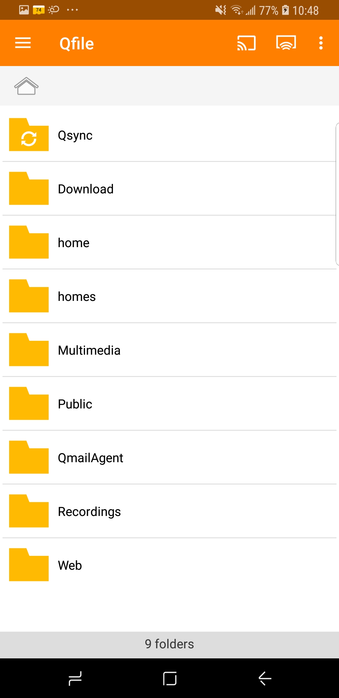 Qfile Pro 安卓版 文件管理界面截图