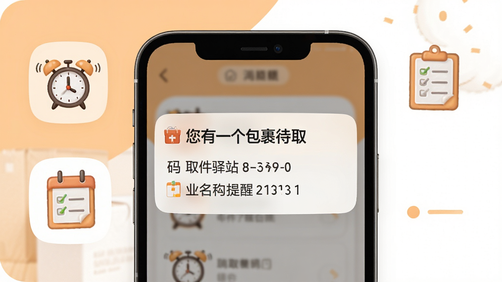 ȡ������ȡ������֪ͨ���棬�������ֻ���Ļ��������֪ͨ��֪ͨ������ʾ������һ��������ȡ�����·���ȡ��������վ���ƣ��ֻ��Ա�������������嵥ͼ�꣬����Ϊǳ��ɫ���ɫ�������ܰ��ϸ�����������ʸɾ����޶���Ԫ��