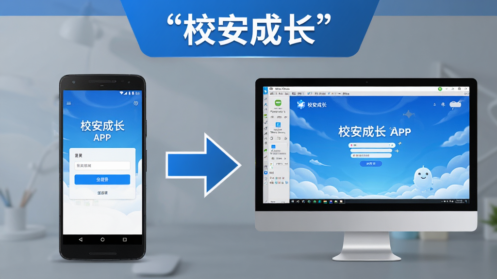 ����Ϊһ����׿�ֻ���һ̨���Բ���չʾ���ֻ���Ļ����ʾУ���ɳ�APP�ĵ�¼���棬������Ļ����ʾ��׿ģ��������У���ɳ��Ļ��棻����Ϊ���ҶԱȣ��м��м�ͷ���ӣ��Ű����������������ű�ע��У���ɳ��������Ϊ�Ƽ��̷̳磬ɫ������Ϊ����ϸ�ڰ����ֻ��͵��Խ�����������ͷָʾ��ȷ�����ʸ��塢�ɾ����޶���Ԫ�ء�