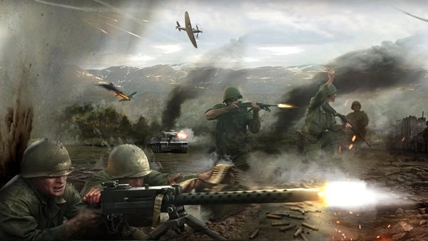 二战硝烟游戏下载安装手机版(World War Machines安装器)v10383 安卓版