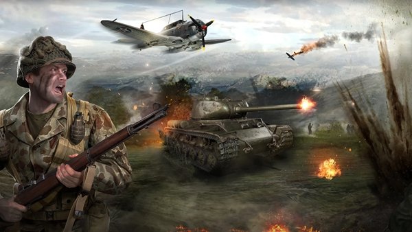 二战硝烟游戏下载安装手机版(World War Machines安装器)v10383 安卓版