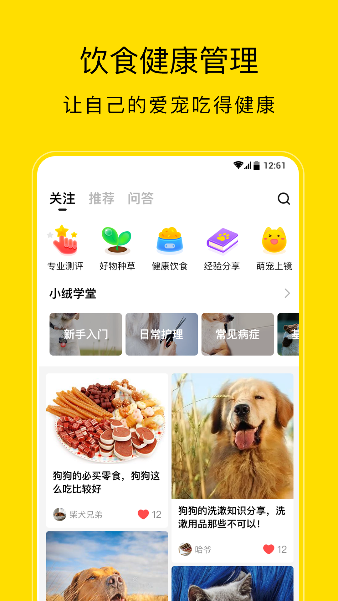 乐宠相伴安卓版 宠物健康档案界面