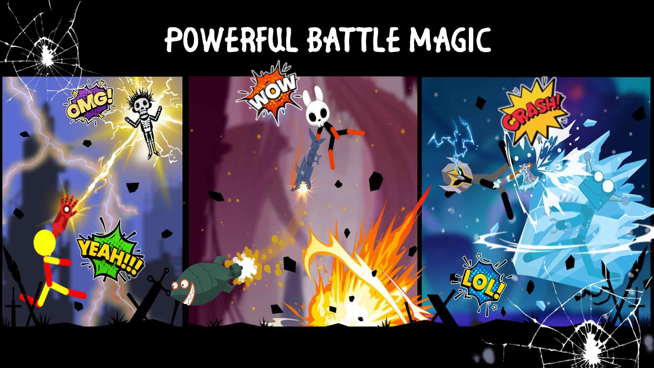 �����Ҷ������(Supreme Brawl Stickman Fight)3.4 ����˸񶷾���