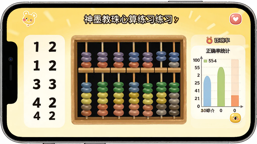 ��ī������������ϰ���棬�ֻ���Ļչʾ������Ŀ�����̶������Ա�����ȷ��ͳ��ͼ��������Ϊ����ɫ��������ͯȤ�����������ɾ�