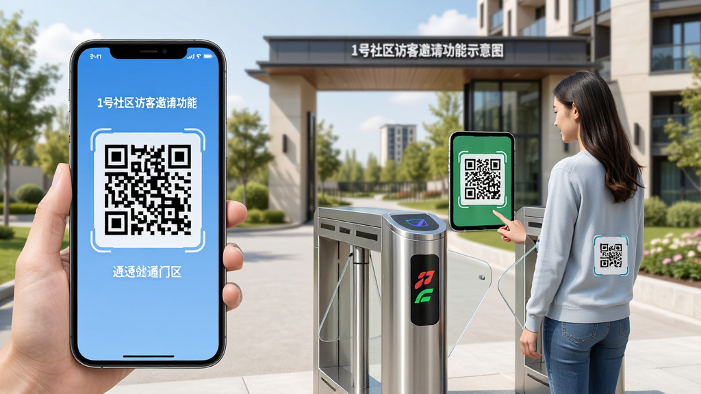1�������ÿ����빦��ʾ��ͼ������չʾ�ֻ���Ļ���ɶ�ά��ͨ��֤���Ա��зÿ�ɨ��ͨ��բ���ĳ���������Ϊ�ִ�С����ڣ������ˬ������ϸ�����������ʸɾ����޶���Ԫ��