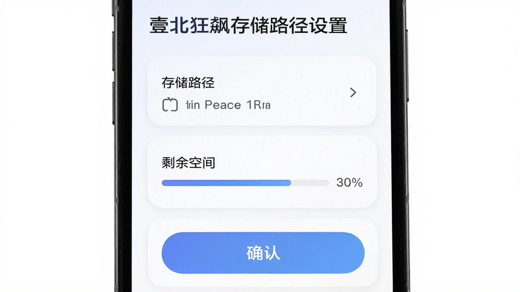 Ҽ����쭴洢·�����ý��棬����Ϊ�ֻ���ʾ����ѡ���б�������Ϊ����������в�ѡ�Ƭ���Ű������У����Ϊ���Բ�ǿ�Ƭ��ƣ�ϸ�ڰ����洢·��ѡ��ʣ��ռ��������ȷ�ϰ�ť�����ʸ���ɾ��޶���Ԫ��