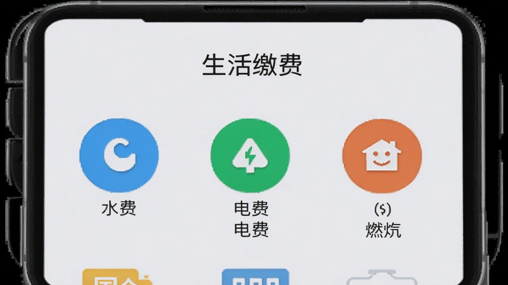 手机屏幕中显示