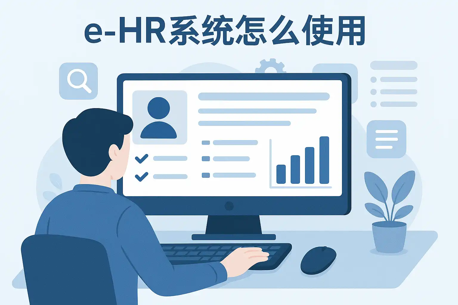 E人事系统使用教程与功能详解 登录界面 操作步骤