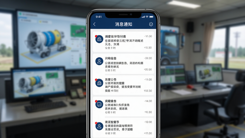 ������������˾��Ӧ�õ���Ϣ֪ͨ���棬��ʾ�������ȹ�����������ѣ�����Ϊ�ֻ���Ļ����չʾ������Ϊ����վ�����ң��Ű���������Ϣ��ʱ�����У����Ϊ�������磬�������ɫ���䣻ϸ�ڰ���δ����㡢����ͼ�ꡢʱ��������ʸ��壬�ɾ����޶���Ԫ��