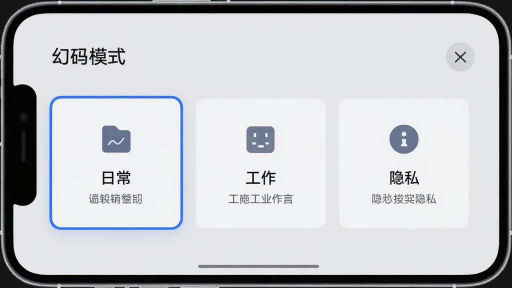 主体是手机屏幕显示