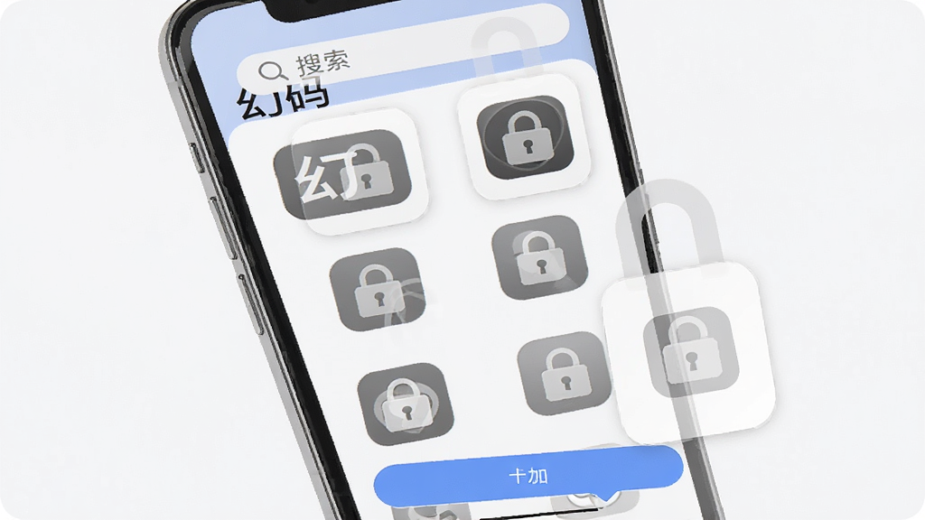 主体是手机屏幕显示