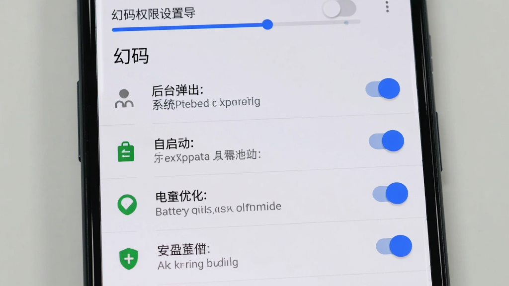 主体是手机屏幕显示