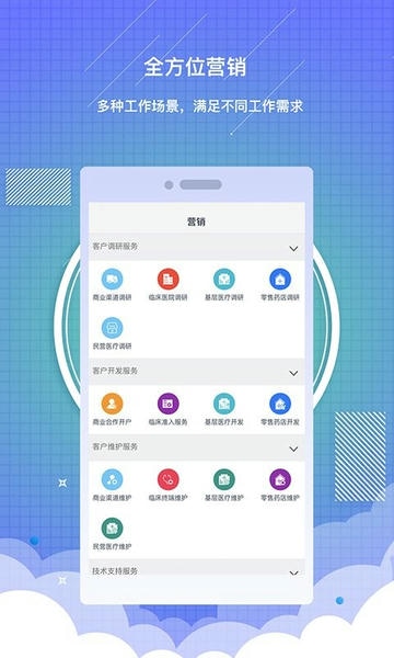药销通安卓版 客户管理界面截图