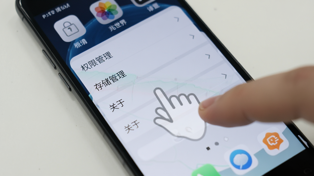 一部手机屏幕显示兆世界的设置页面,画面中有