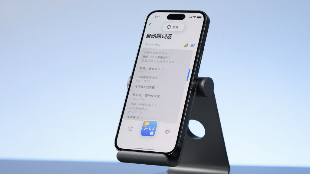 一张展示智能手机屏幕的图片,屏幕中央显示着名为