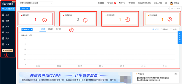 柠檬云进销存销售出库开单操作步骤配图