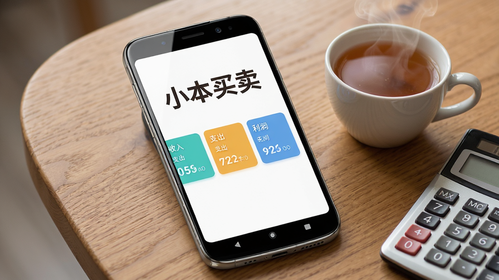 手机屏幕中央展示一款名为
