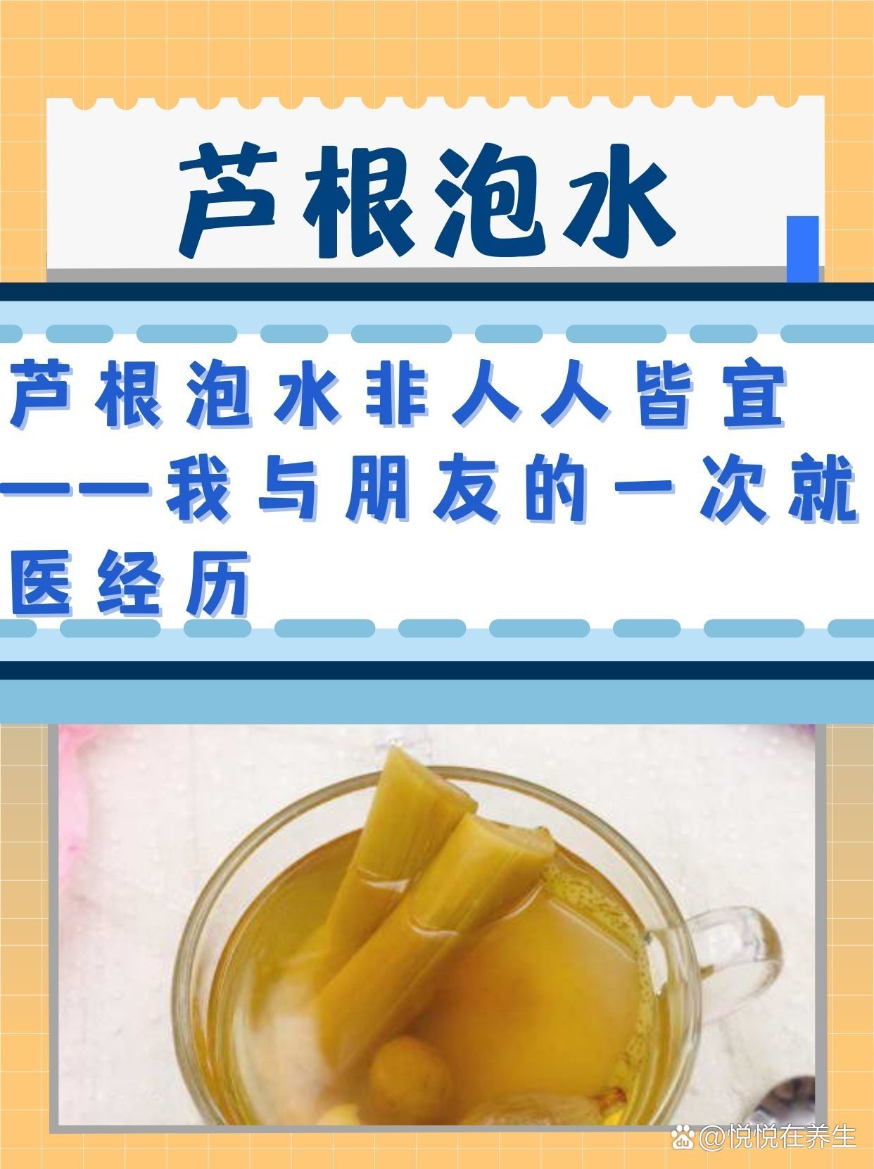 芦苇健康芦根泡水清热配图