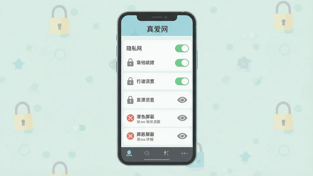 一张扁平化设计图片,主体为手机界面展示
