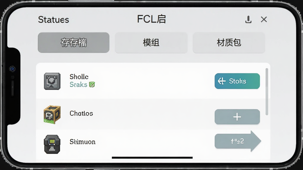 һ�š�FCL������������Դ���������ʾ��ͼ���ֻ���Ļ������ʾ�浵��ģ�顢���ʰ��ȷ����ǩ���·��г�������Դ��Ŀ�Ͳ�����ť������Ϊǳ��ɫ���������Ű����࣬����Լ�ִ���ϸ�ڰ���ͼ������ֱ�ǩ�����ʸ��壬�ɾ����޶���Ԫ��
