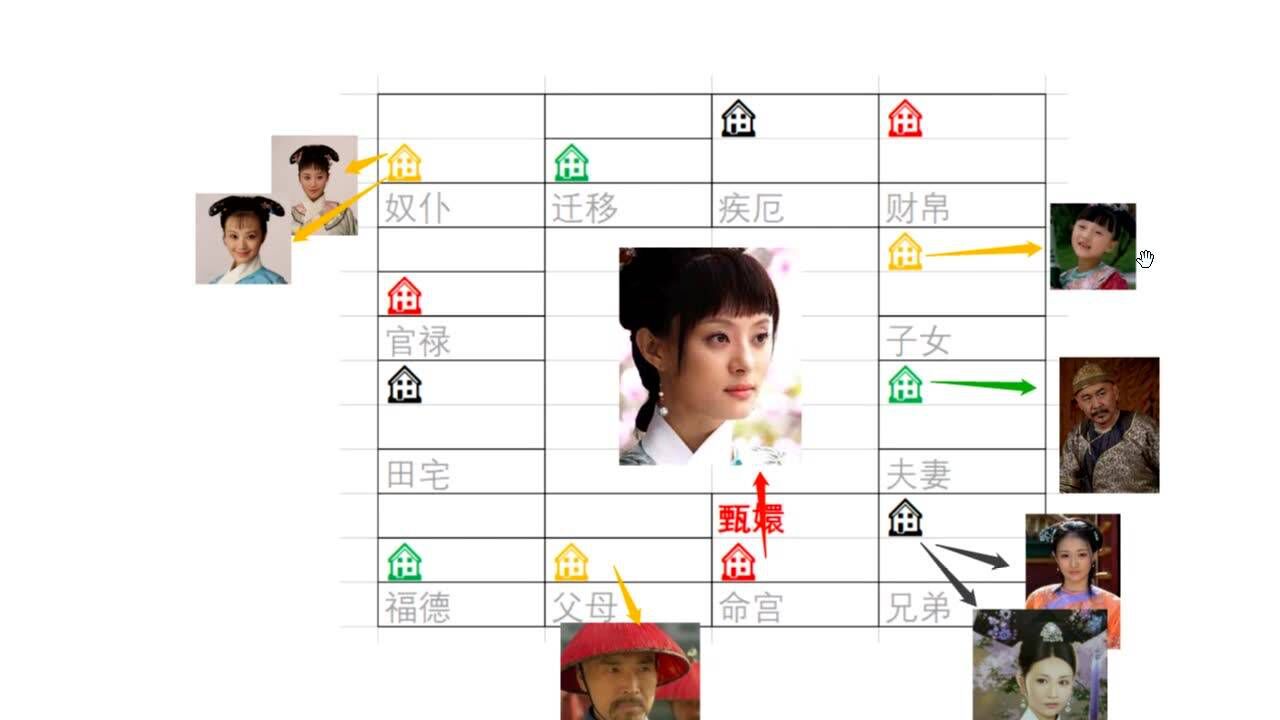 紫薇斗数排盘 安卓版 排盘界面