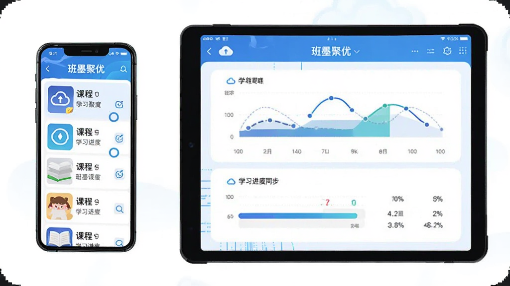 手机和平板设备同时展示