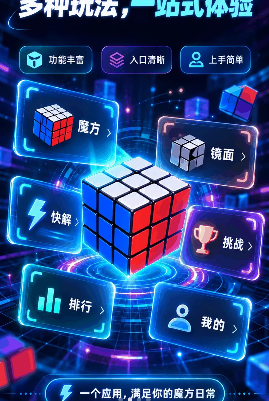 魔方还原模拟器1.0.1 魔方还原助手 魔方还原模拟器1.0.1 魔方还原助手