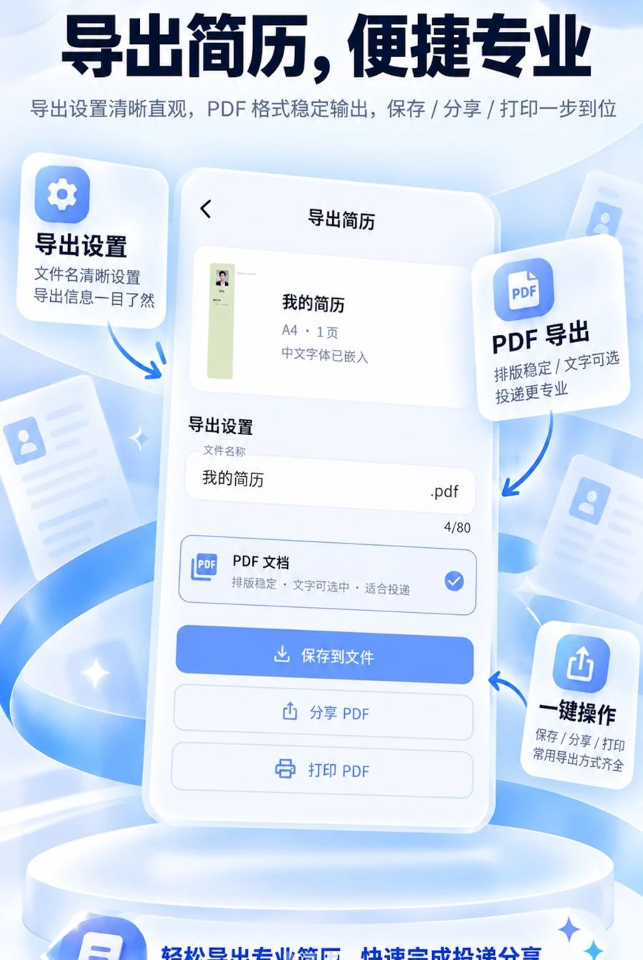 好运简历1.0.0 手机简历制作 好运简历1.0.0 手机简历制作