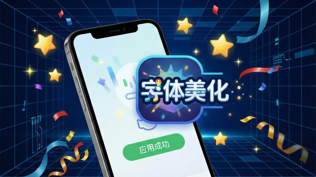 һ��չʾ������������һ�����ֹ��ܵ�ͼƬ��������һ���ֻ���Ļ��ʾ��Ӧ�óɹ�������ʾ�������ֻ���Χ��������˸�����ǺͲʴ�������������ɫ�Ƽ������񣬻��������С�������������LOGO�������񶯸л�����ϸ�����������ʸ��壬�ɾ��޶���Ԫ��