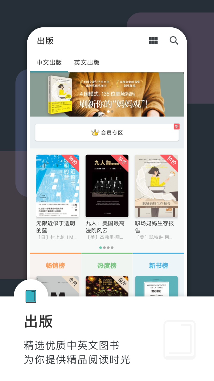 豆瓣阅读 安卓版 阅读界面截图
