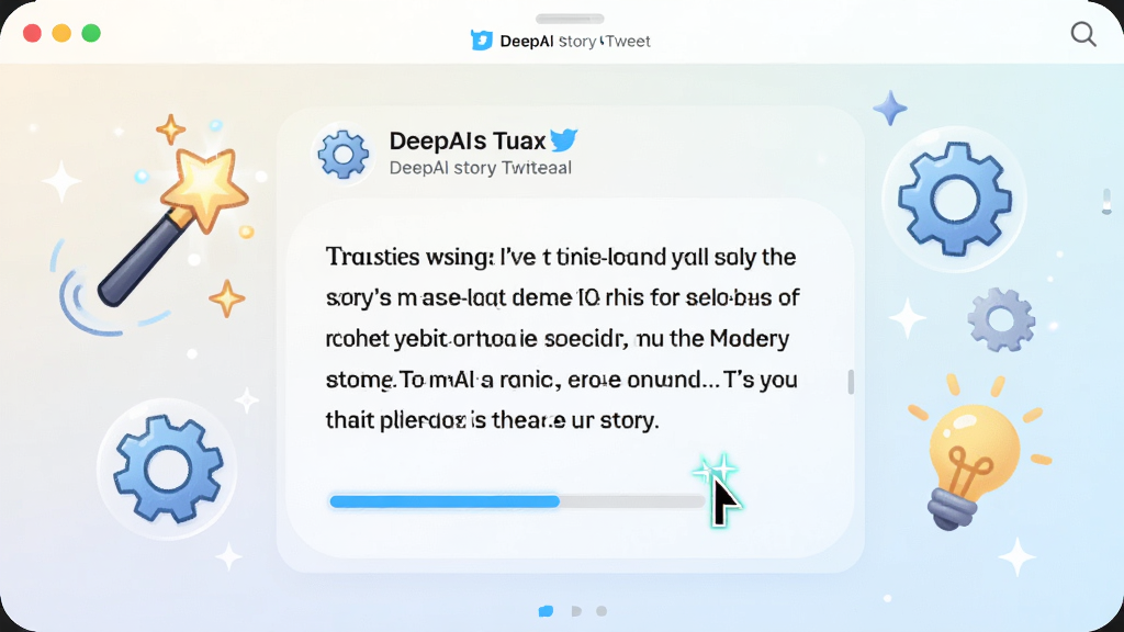 ��������ΪDeepAI�����������������ͼ���Ĳ廭����Ļ������ʾһ���������ɵĹ����ı����ı���Χ��ħ�����ͳ���ͼ�꣬����Ϊǳɫ���䣬���ֲ��þ��жԳ��Ű棬���Ϊ���¿Ƽ��廭��ϸ�ڰ��������������ֹ����˸Ч�����������Ԫ�أ����ʸ��壬�ɾ����޶���Ԫ��