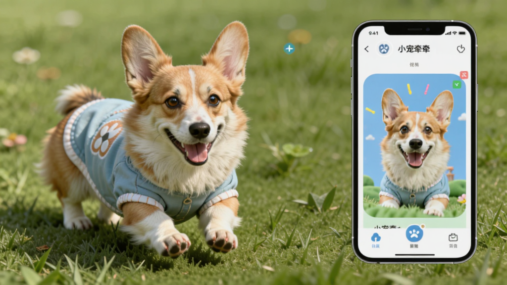 һֻ����С�·��Ŀ»�Ȯ�ڲݵ��ϱ��ܣ������Ҳ����ֻ���Ļ��ʽ��������չʾ���ﶯ̬���棬��Ļ�д���