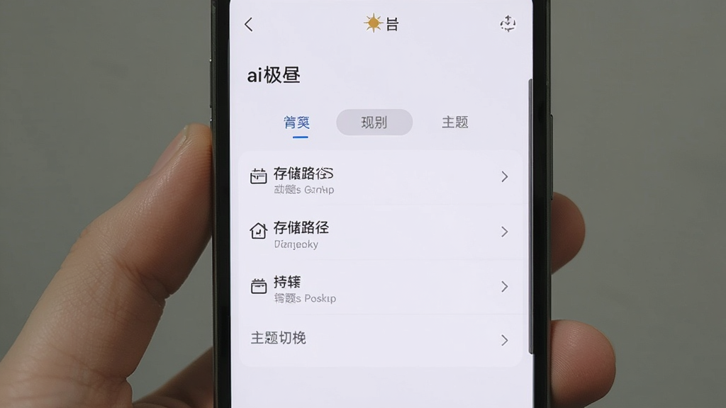 一部手机屏幕显示